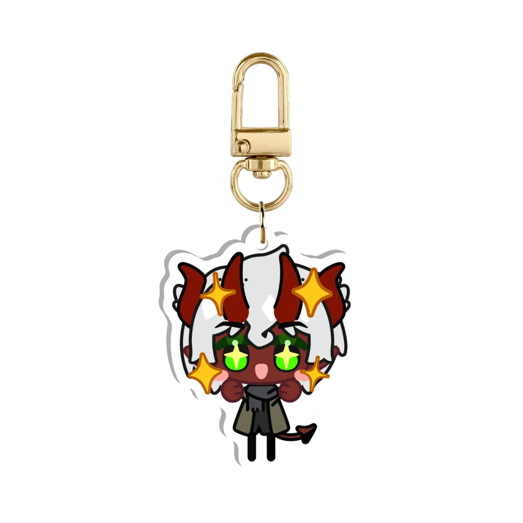 LooneyMoonDemon "Excitement" Keychain