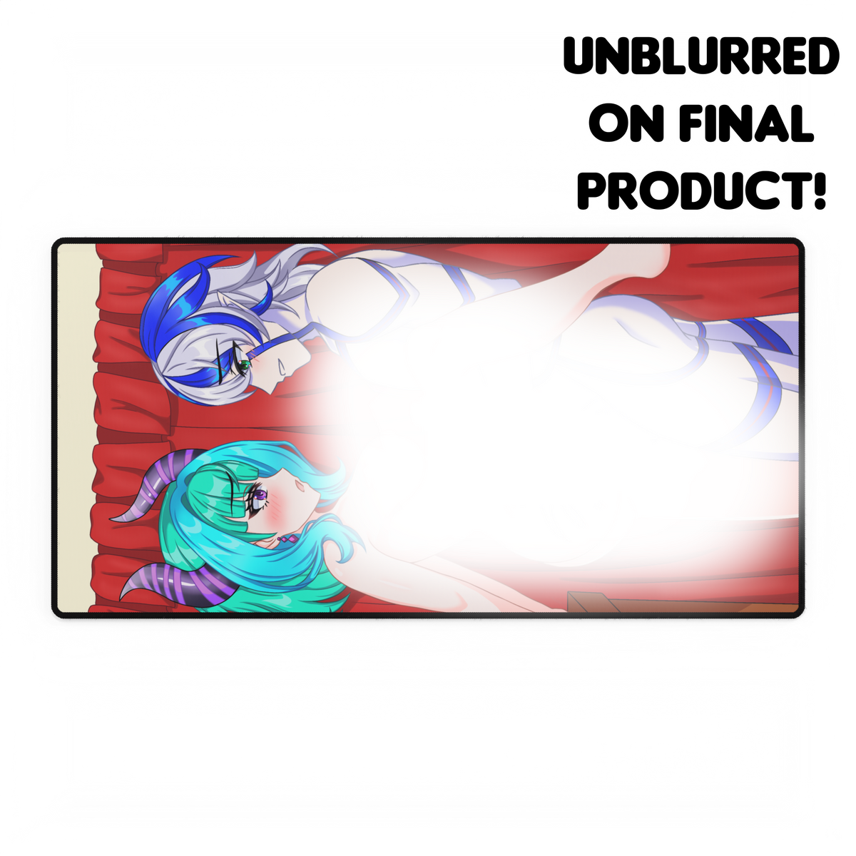 Ray Xash "Unclothed Curtain" NSFW XL Plus Deskmat