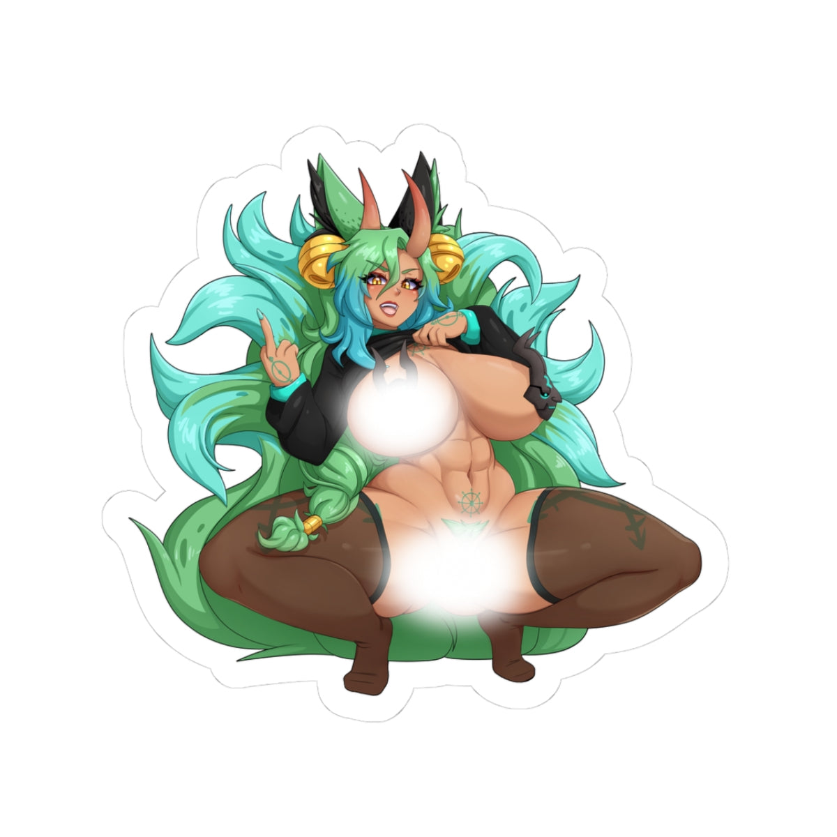 Meka Douji  "Angy Pasty" Sticker