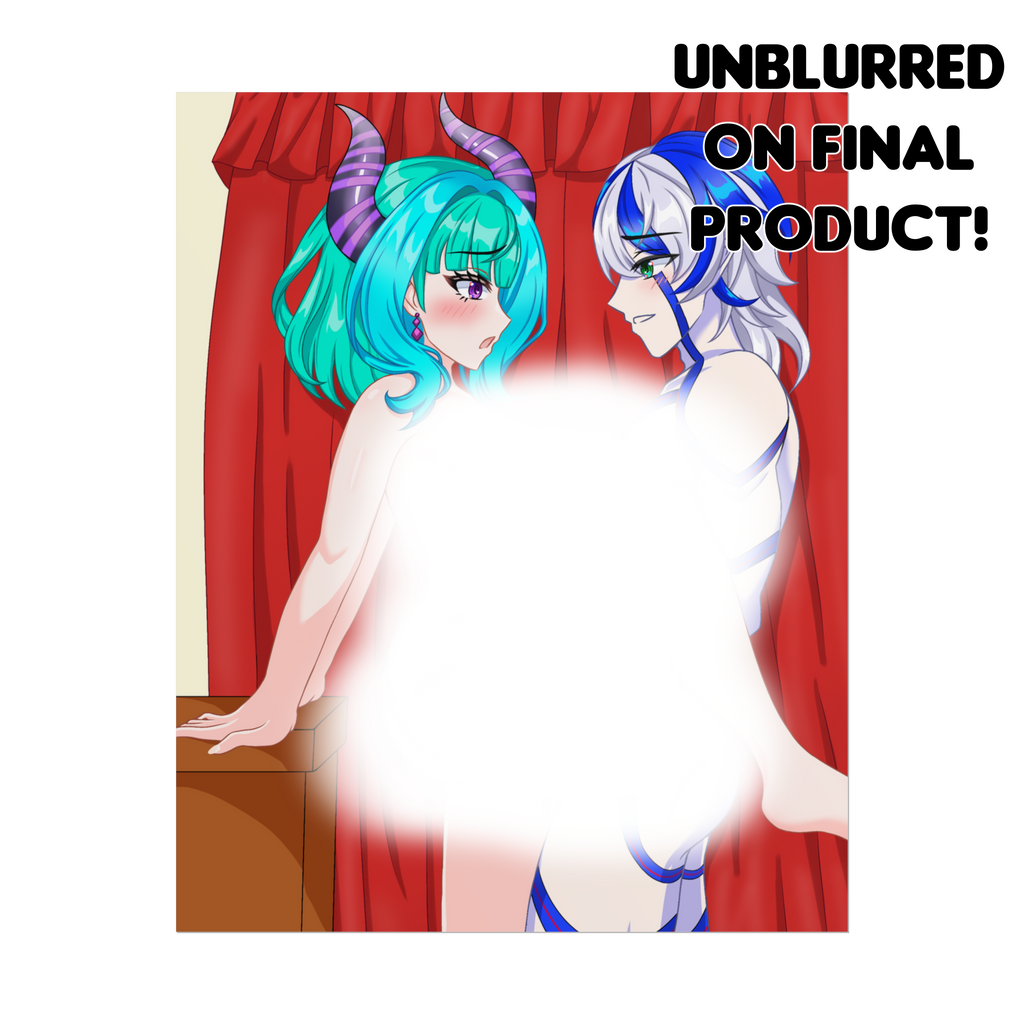 Ray Xash "Unclothed Curtain" NSFW Poster