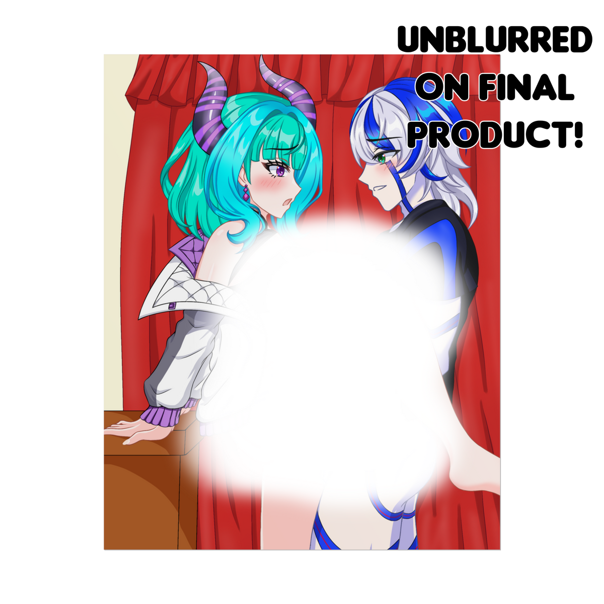 Ray Xash "Clothed Curtain" NSFW Poster