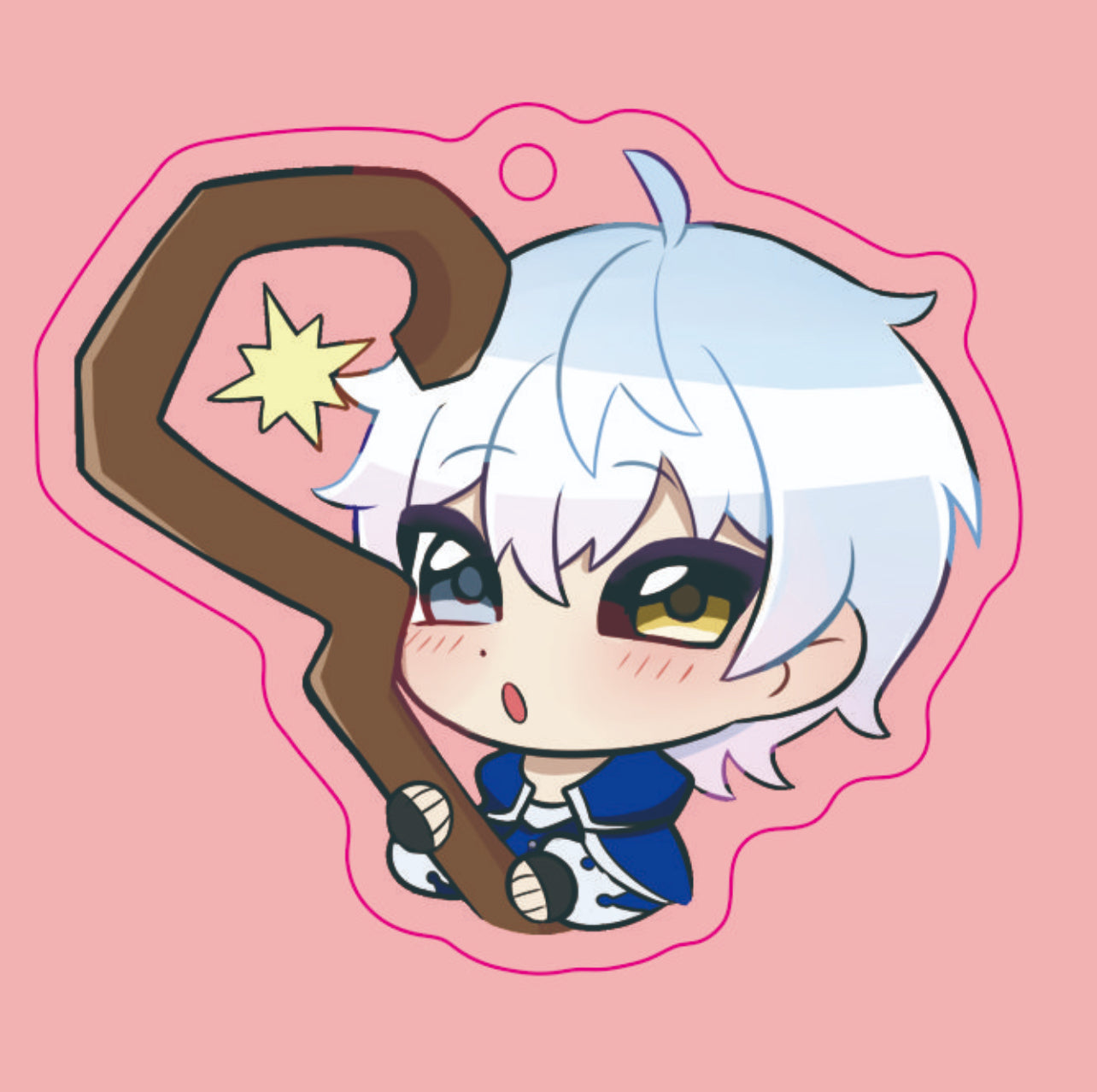 Azure Chibi Keychain