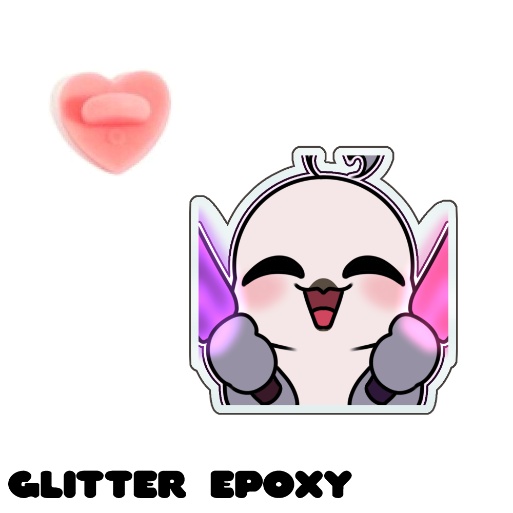 YourLittleDove "Chat Support" Holographic Acrylic Pin