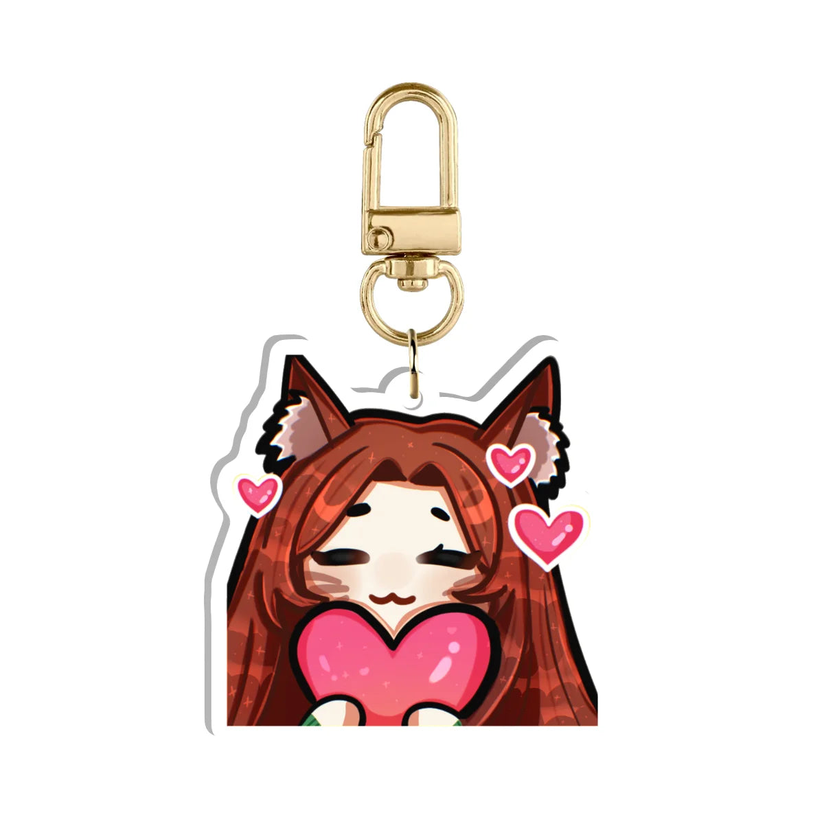 Lady Kiara Rose "Heart" Keychain