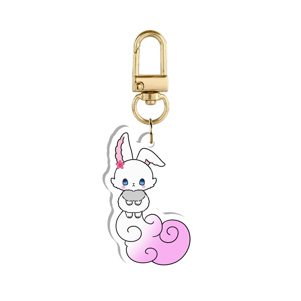 Celestial Reira "Pink Bunny Mascot" Keychain