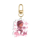Vintage Luna "Punk Rock" Keychain
