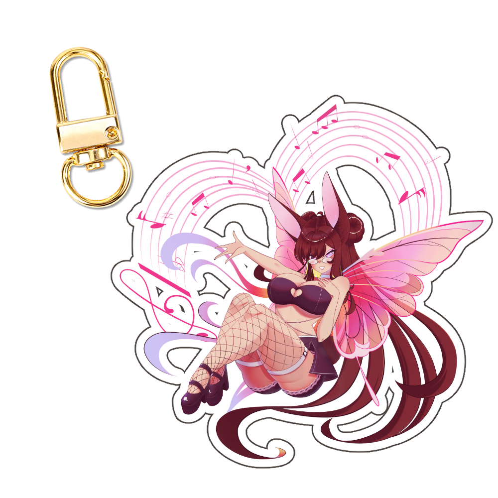 Hunni Bunni "Love Idol" Keychain