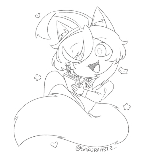 Sakuraartz_ Doodle Keychain