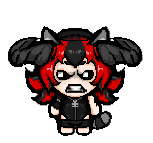 Gothic Gumi Acrylic Pin