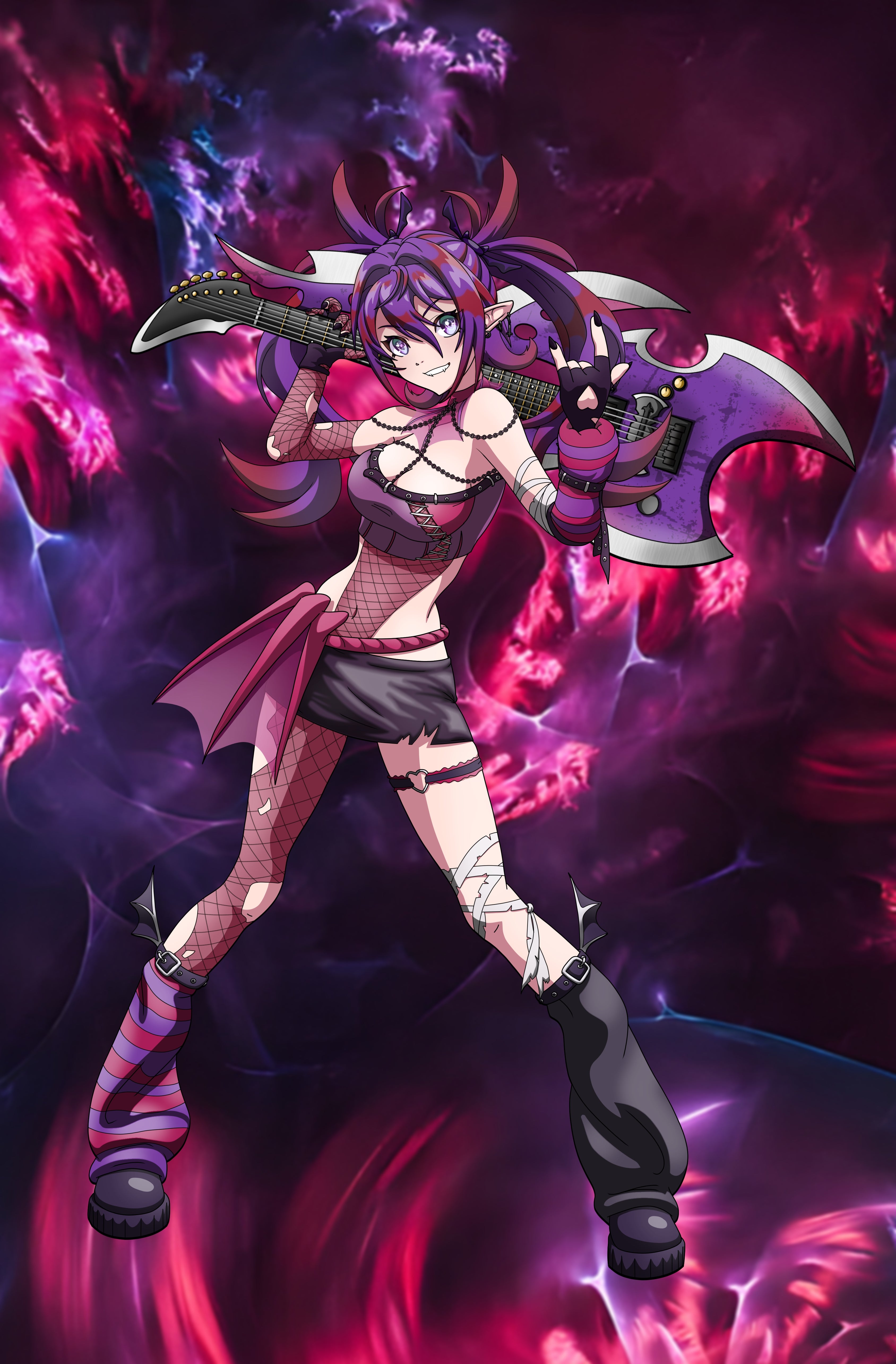 Selene Semira “Demon of Rock” Keychain