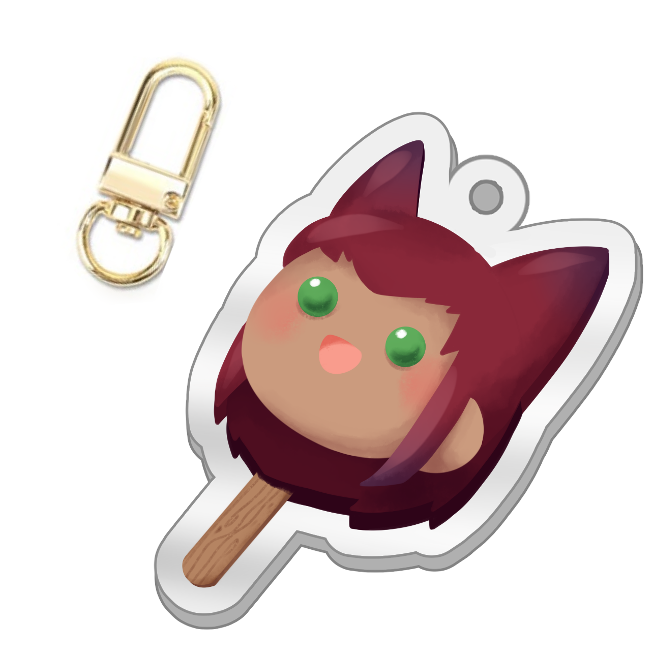 AnimeQueenVT "Popsicle" Keychain