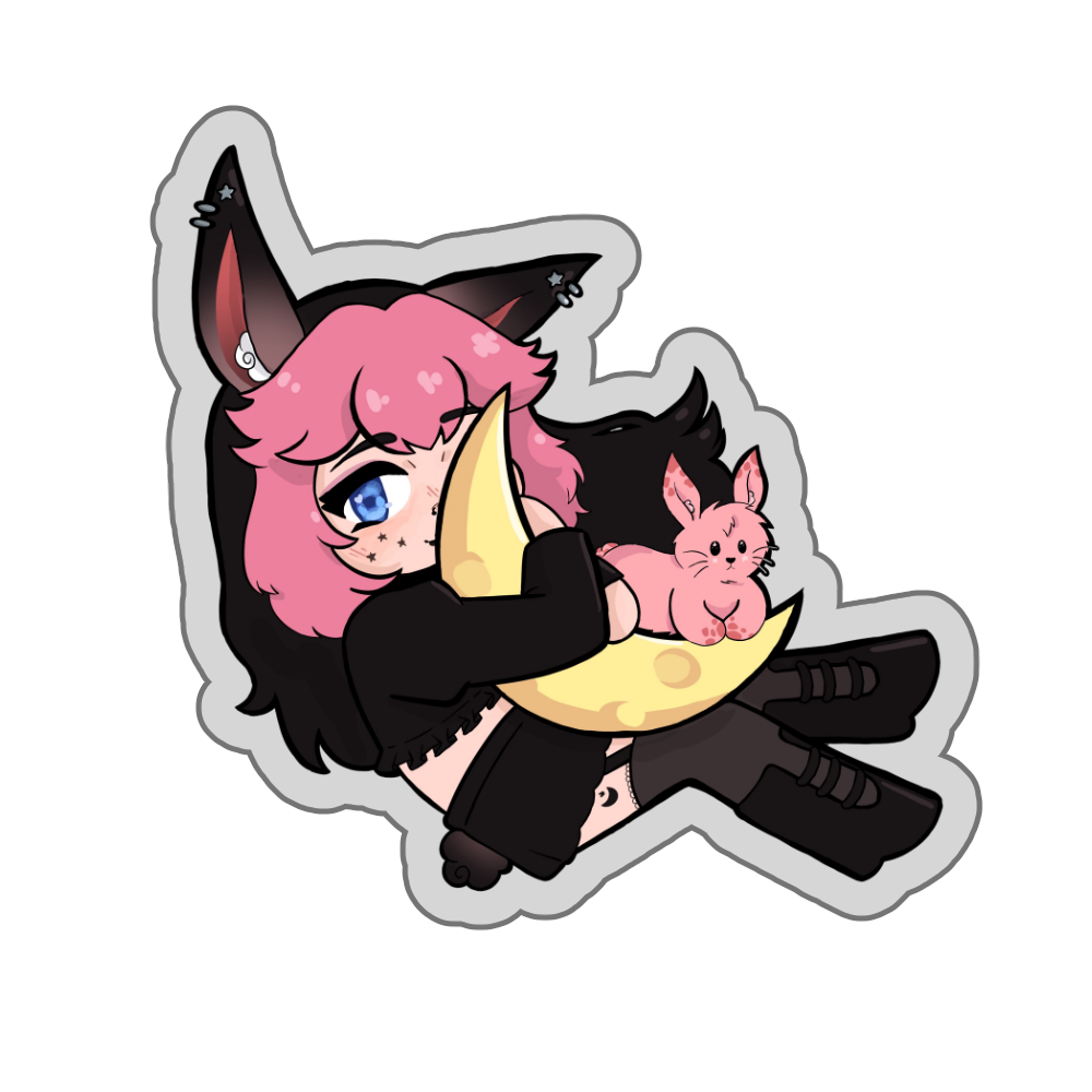 Solace Plum “Chibi” Acrylic Pin