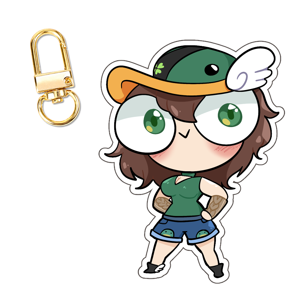 CloverLeDuck Keychain