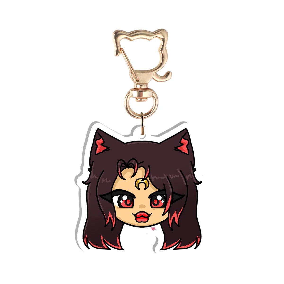 MoondustLeo "Chibi Head" Keychain