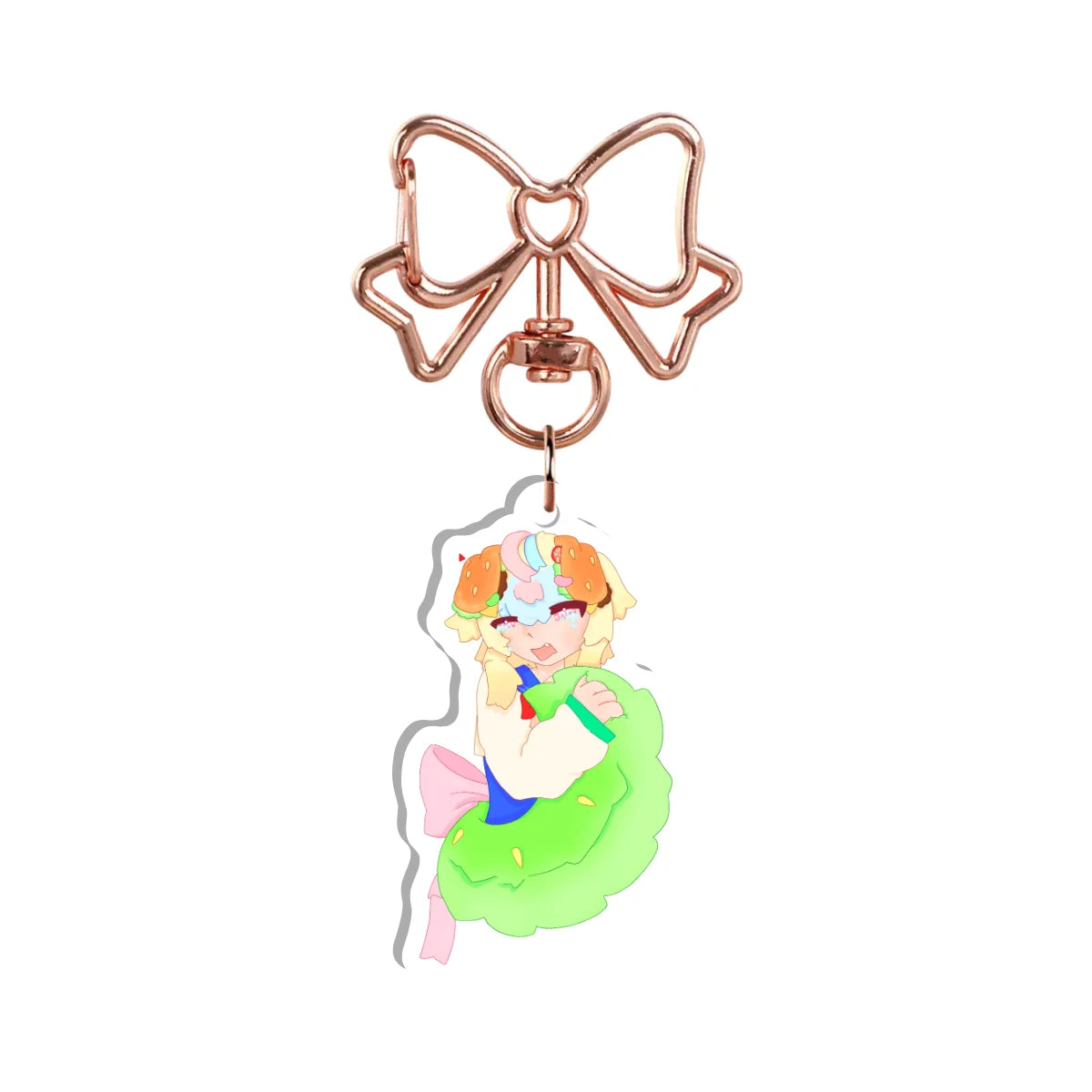 WanwanburgerVT "D:<" Keychain