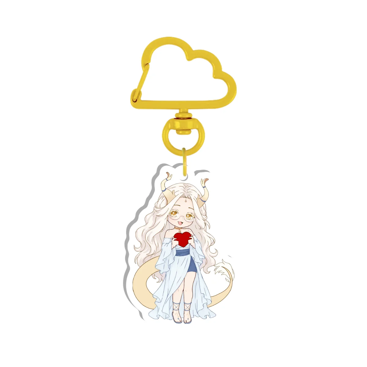 Aelialeelaa "Heart Hold" Keychain