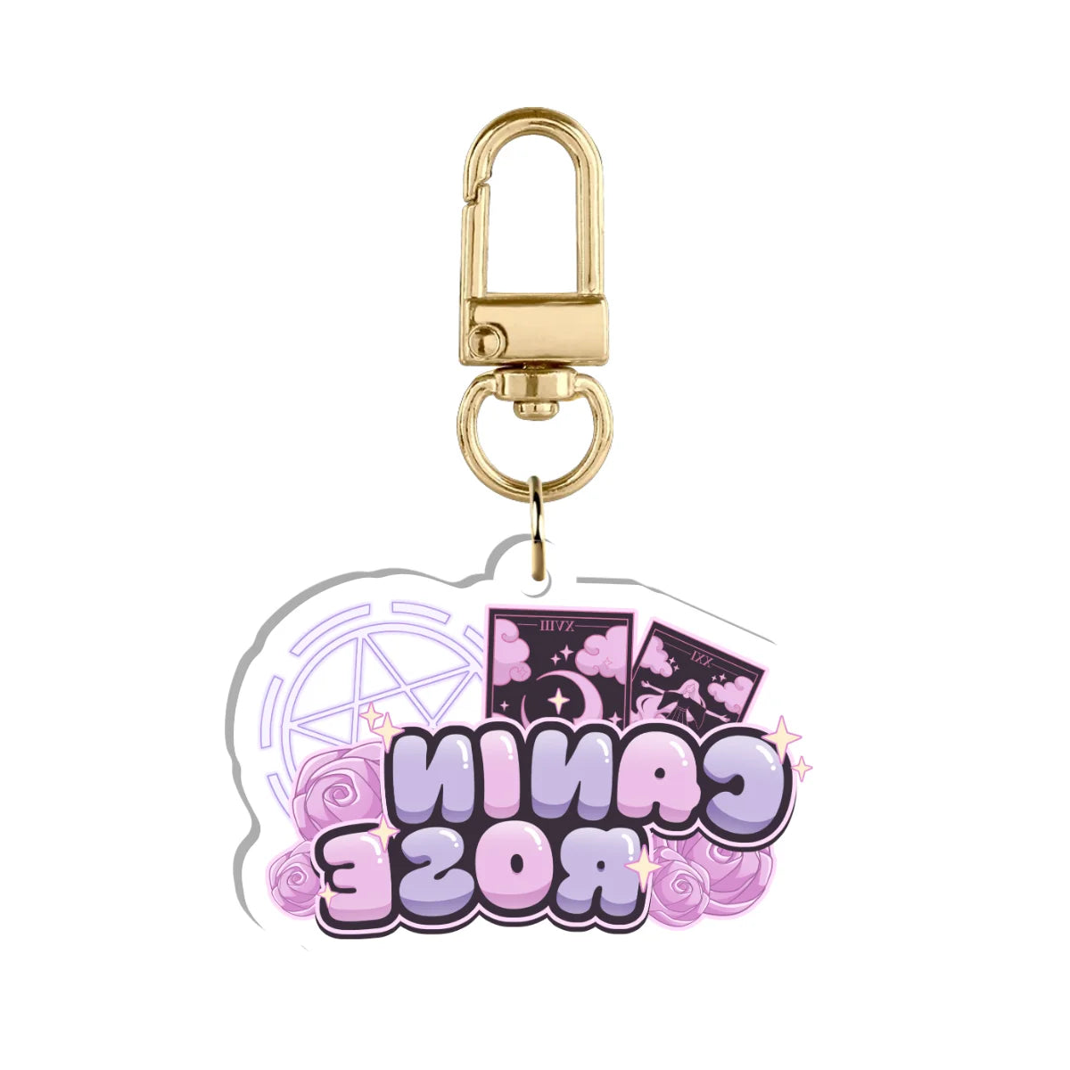 Canin Rose "Logo" Keychain