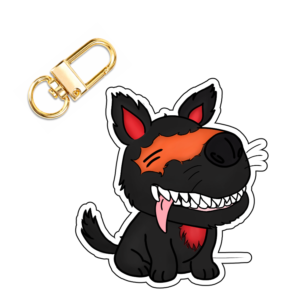 SinsSlender Mascot Keychain