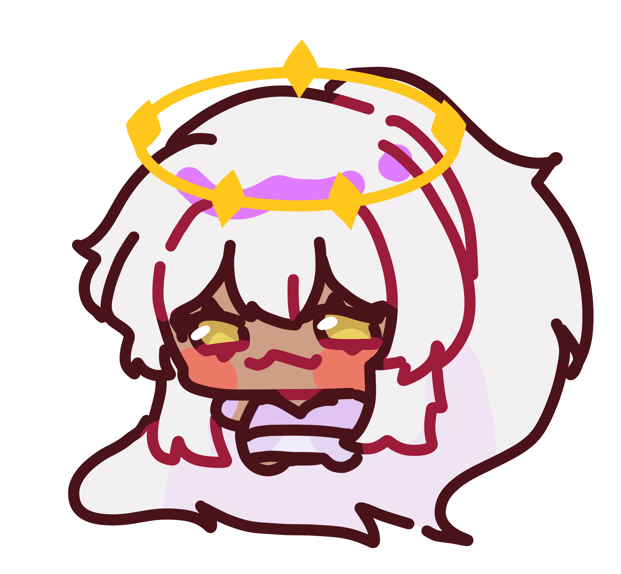KamiiKiara ":3" Keychain