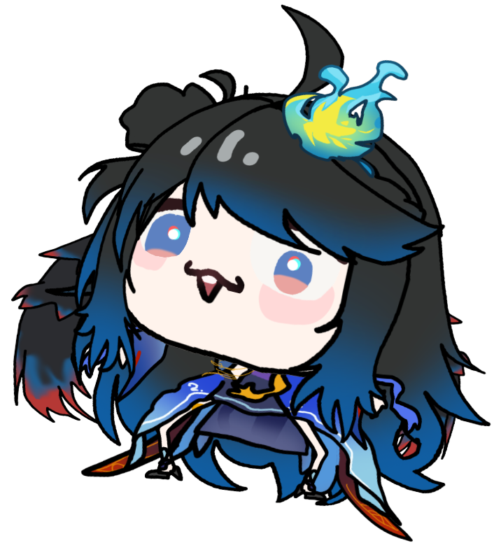 AzukitouVT "derpy" Keychain