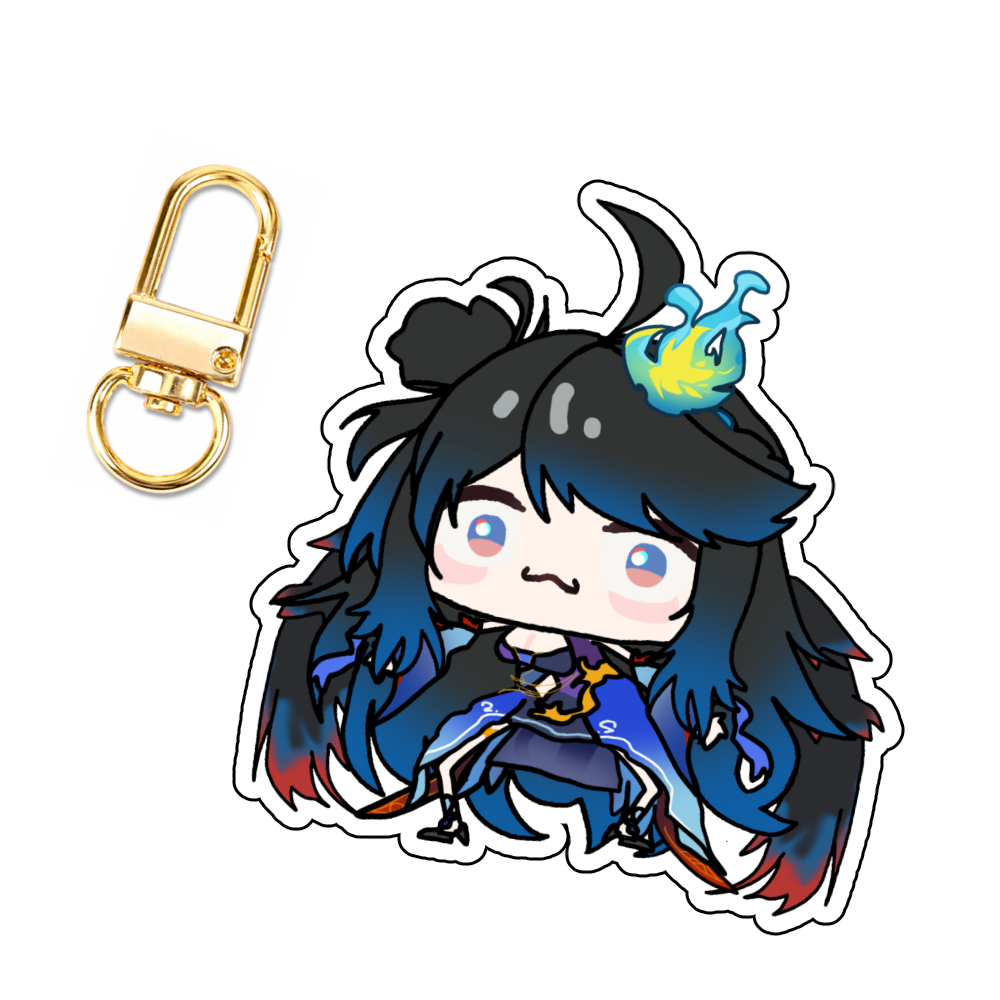 AzukitouVT "derpy" Keychain
