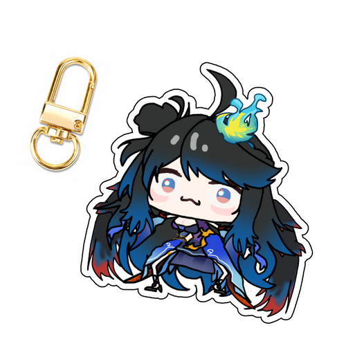 AzukitouVT "derpy" Keychain