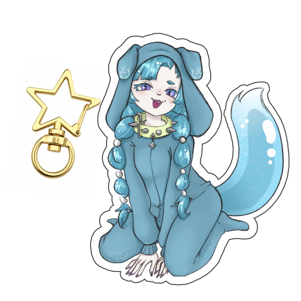 ShinyTinsel Keychain