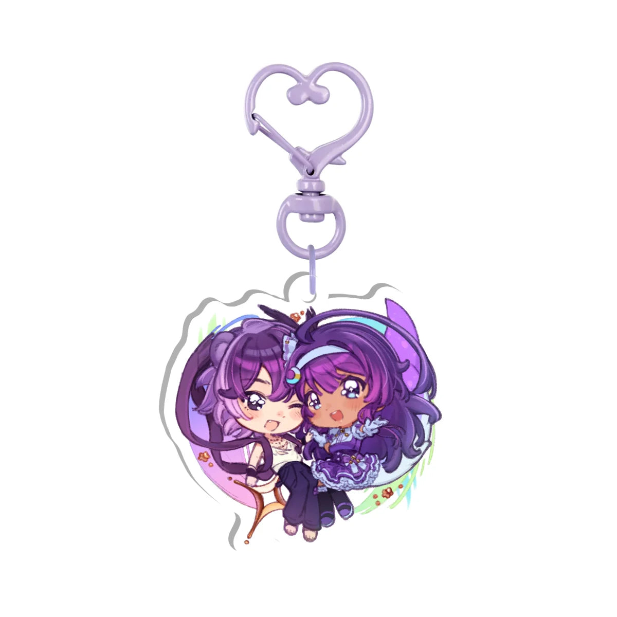 Mari Rina Seiza "Duo" Keychain