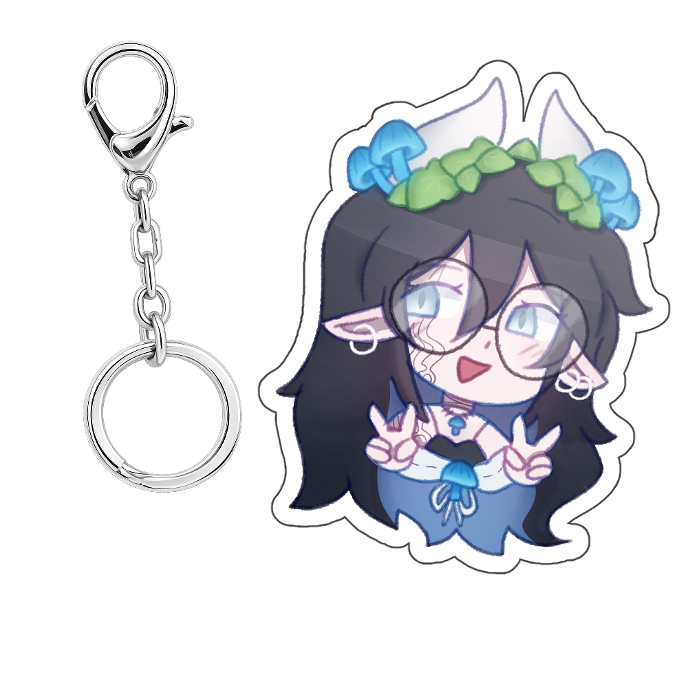 Mycena Xanh "Peace" Keychain