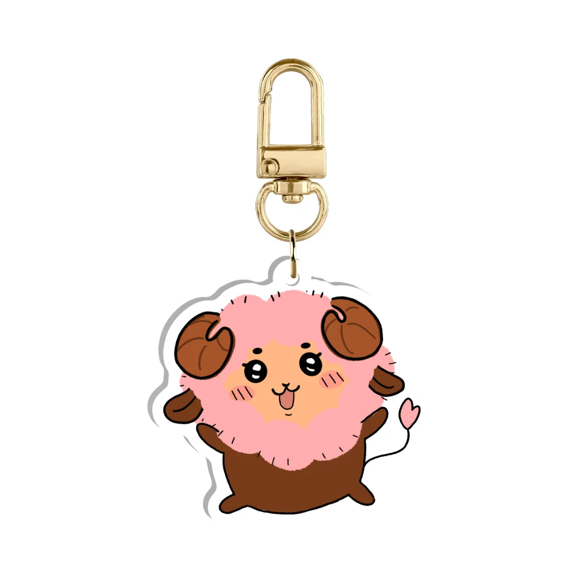 PeachPelle "Fluff" Keychain