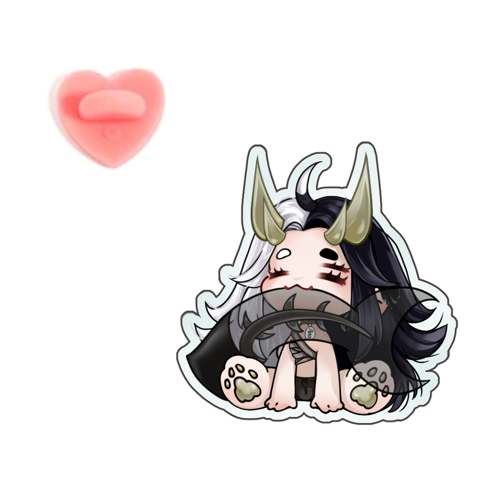 Alma Amaru Chibi Acrylic Pin