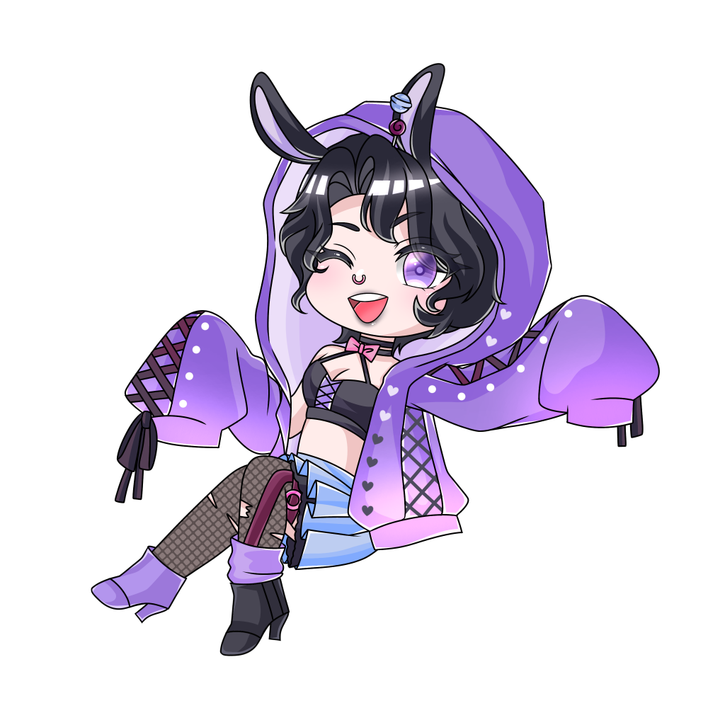 Onyx Vesper Keychain