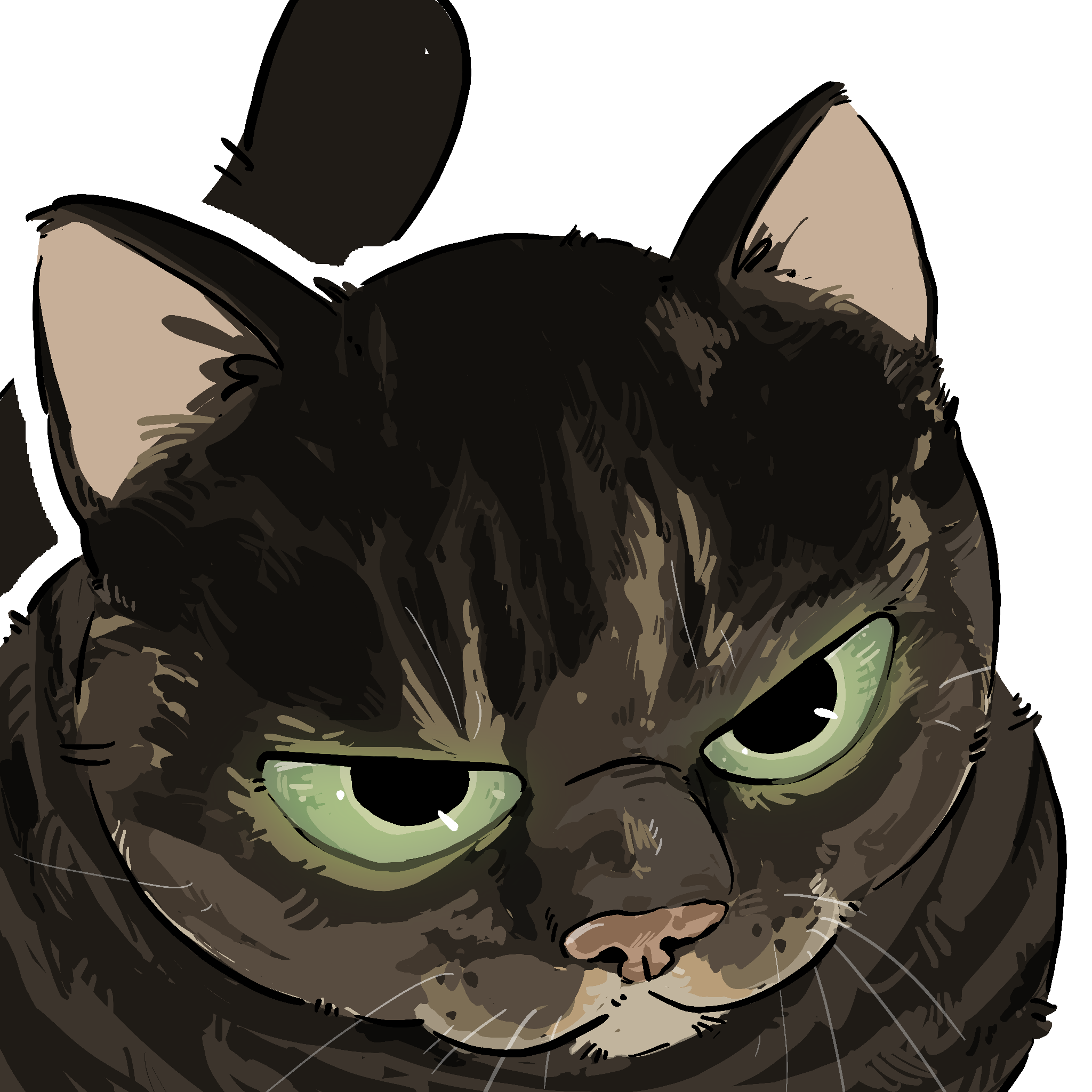 Sae Kaneko "Angy Kitty" Keychain