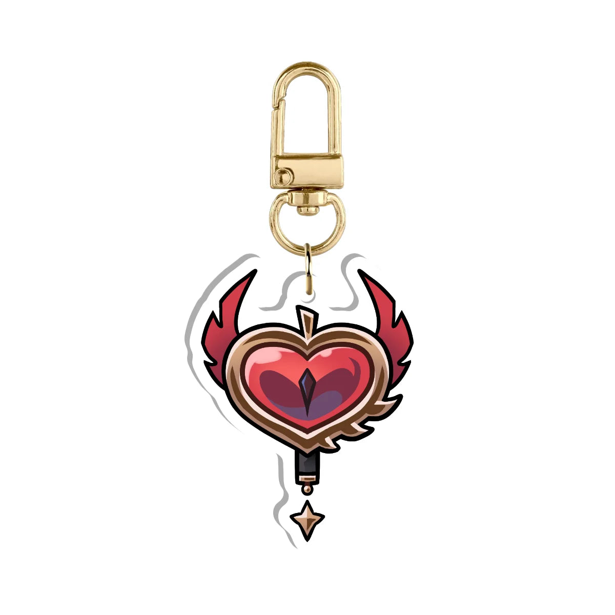 Mr. Grinn "Core Crest" Keychain