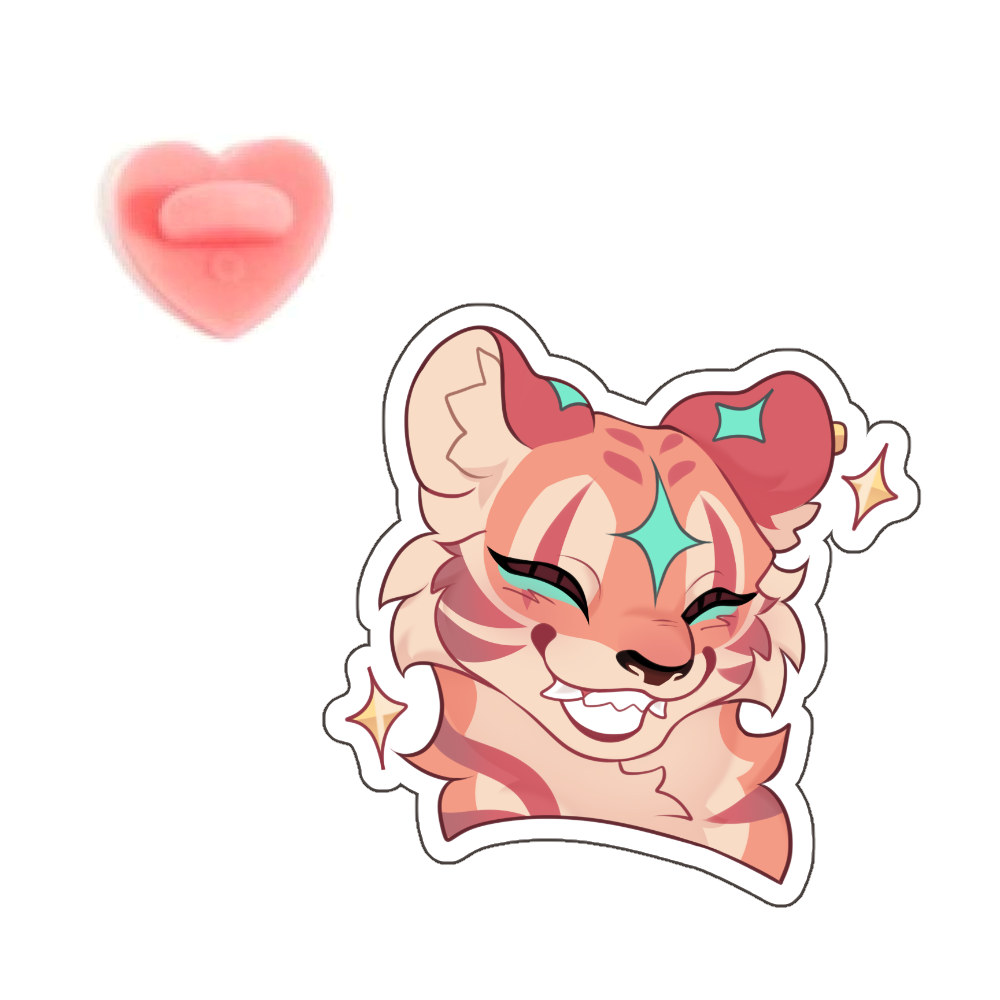Nono Noelle "Cheesy" Acrylic Pin