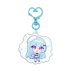 SnowyBlueBell "Globe" Holographic Keychain