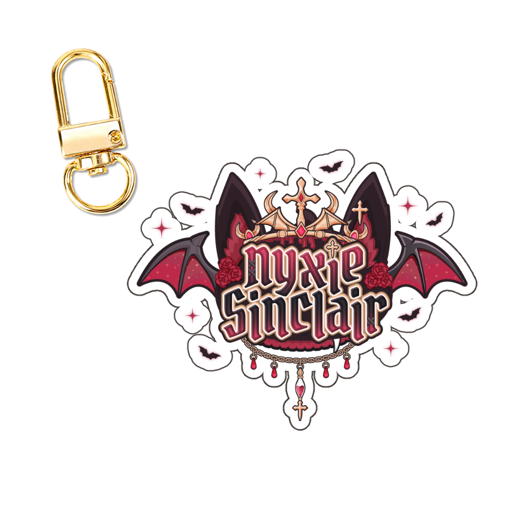 NyxieSinclair "Logo" Keychain