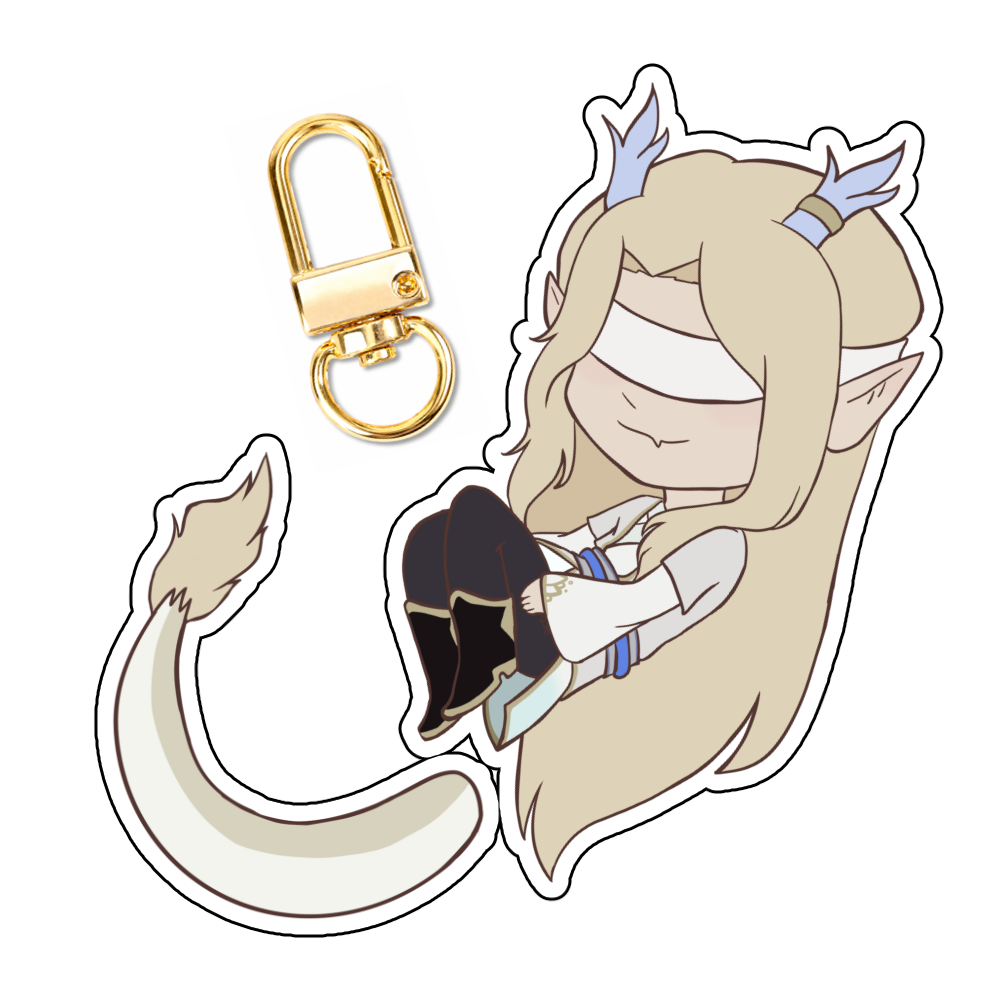 Lotus Pythias Dangling Keychain