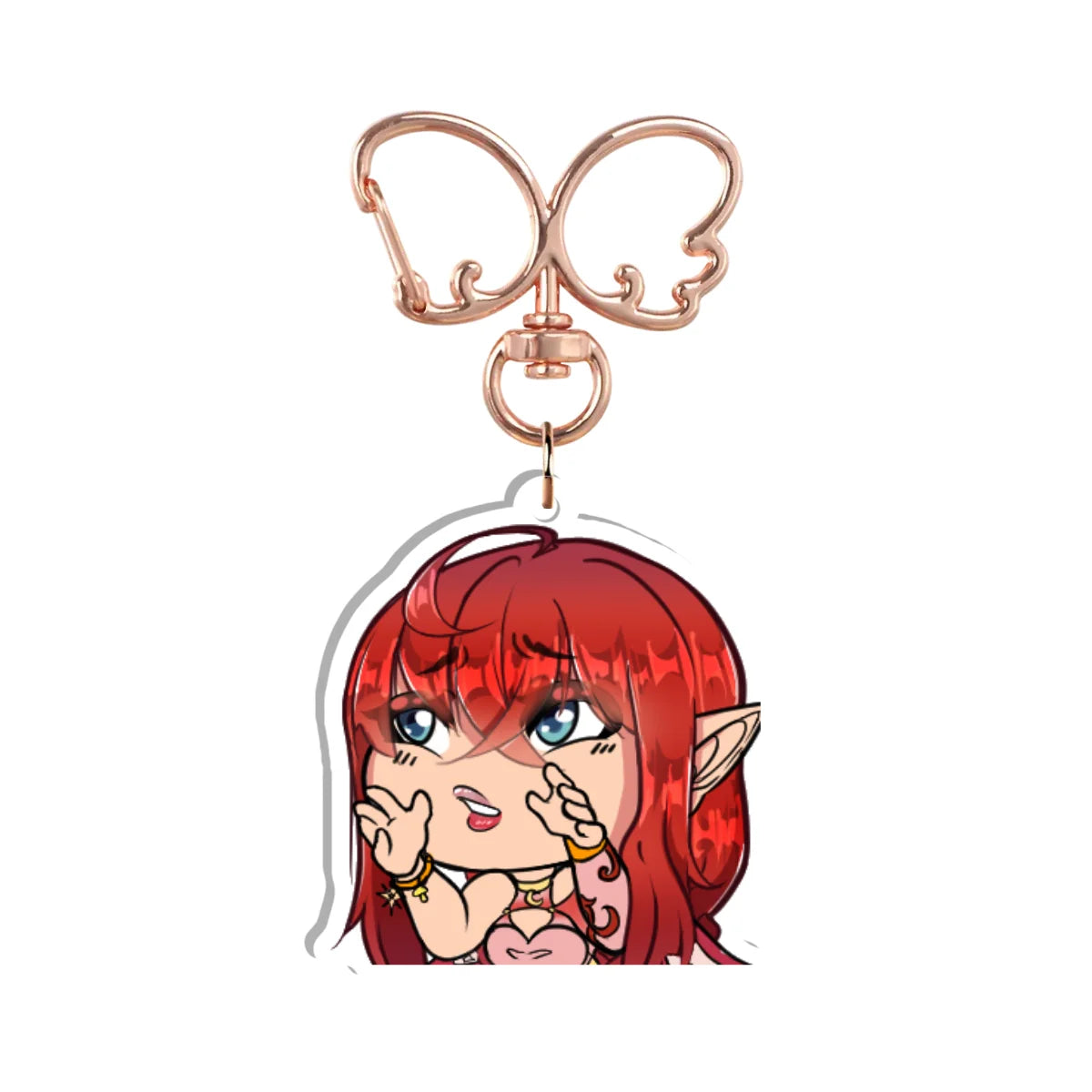 anna_firesprite "Grabby Hands" Keychain