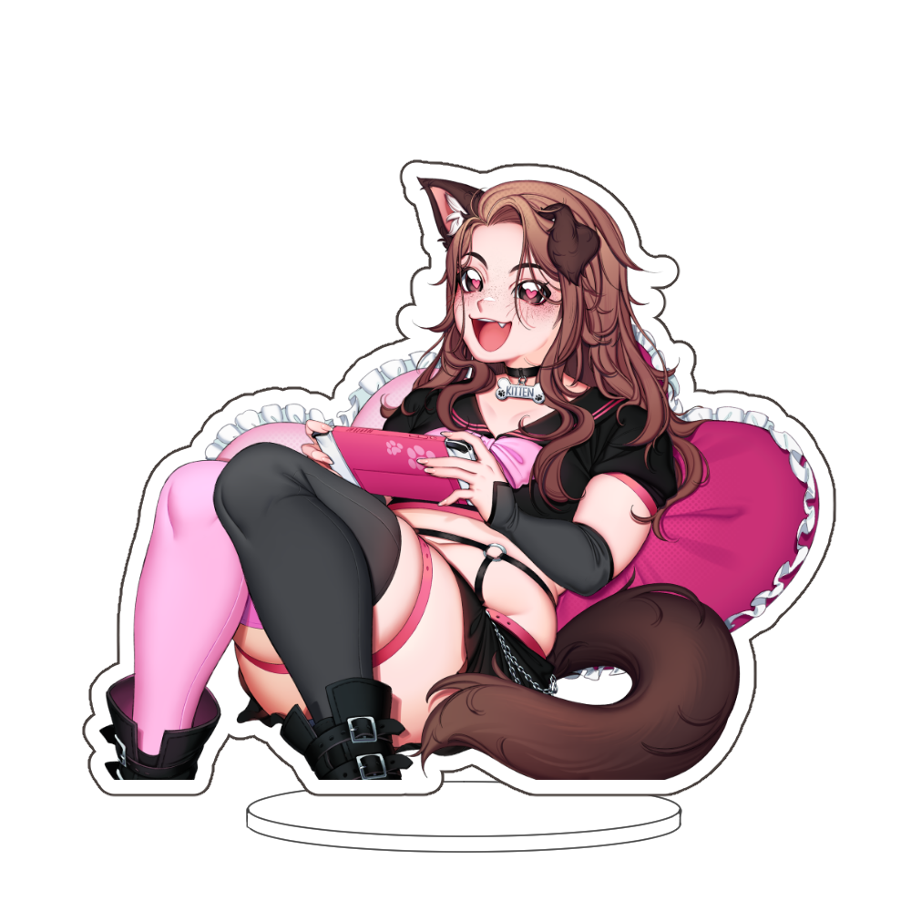 KittenTay "Gaming" Acrylic Standee