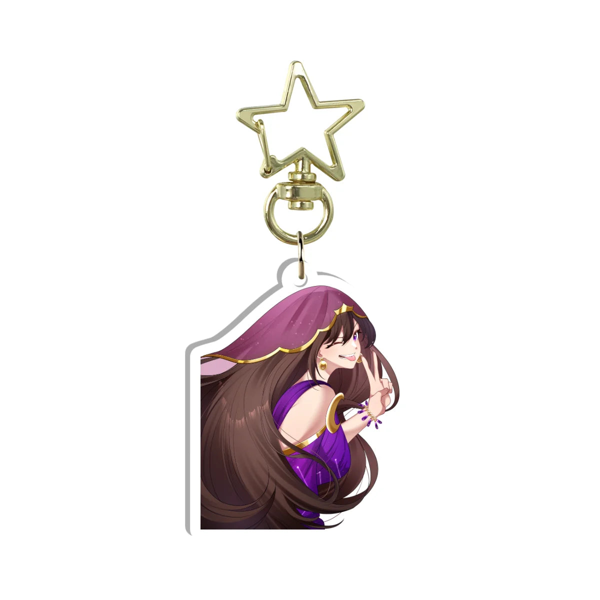 Muural "Wink and Peace" Keychain