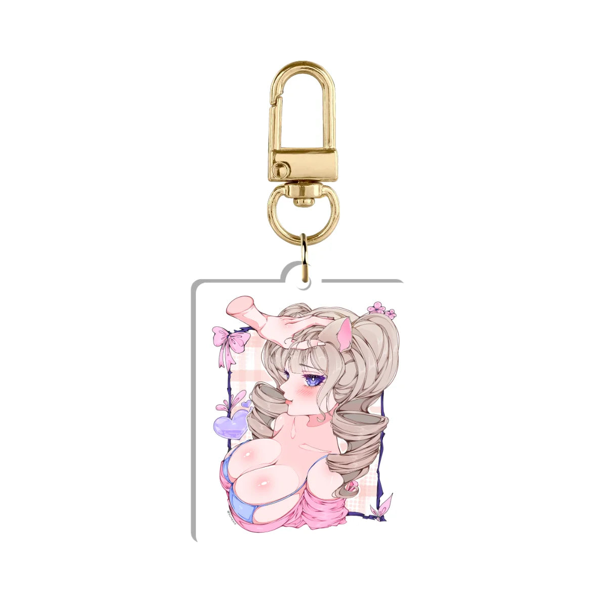 WantedSiren "Headpats" Keychain