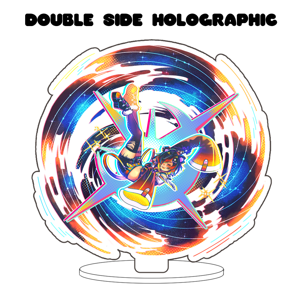 TakeVT "Sparks Fly" Holographic Acrylic Standee