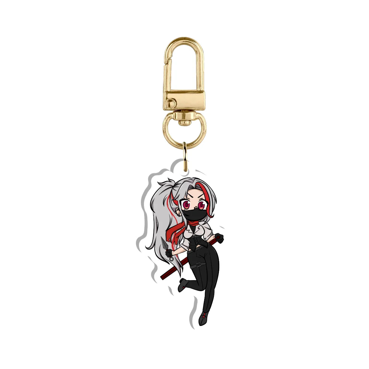 KaeruChibana Double-Sided Keychain