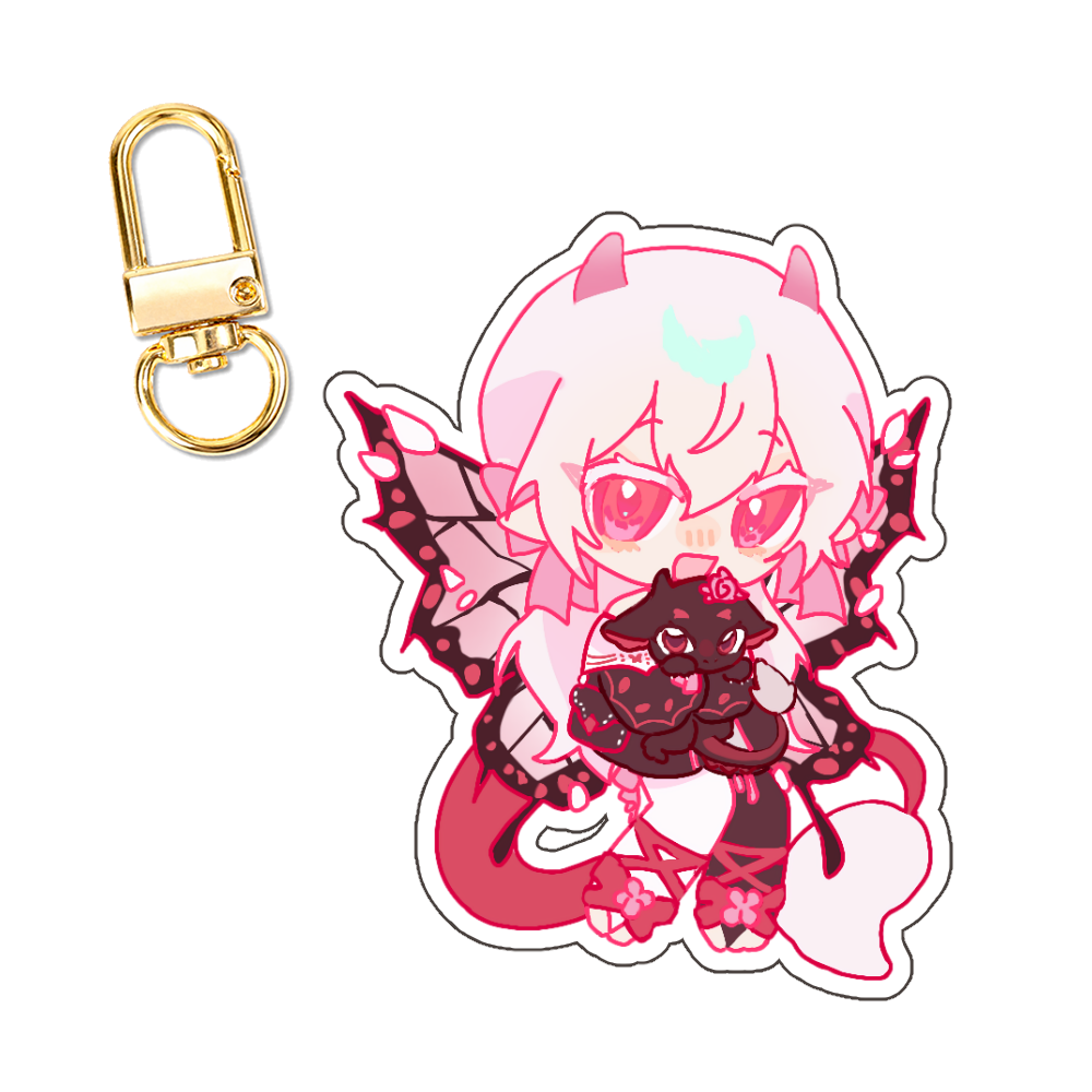 Rheya "Wyrm Keeper" Keychain