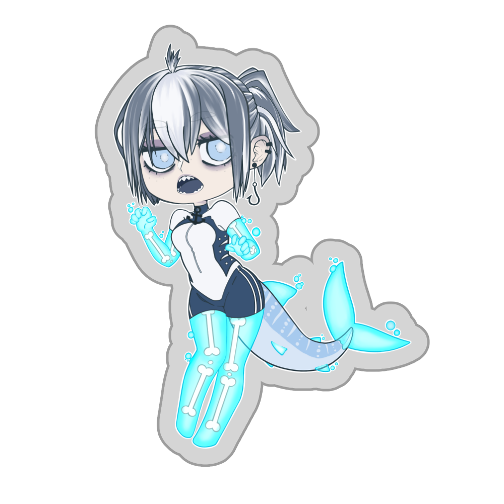 RiptideKai "Rawr" Acrylic Pin