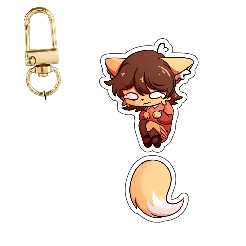 WoofWolf Dangling Keychain