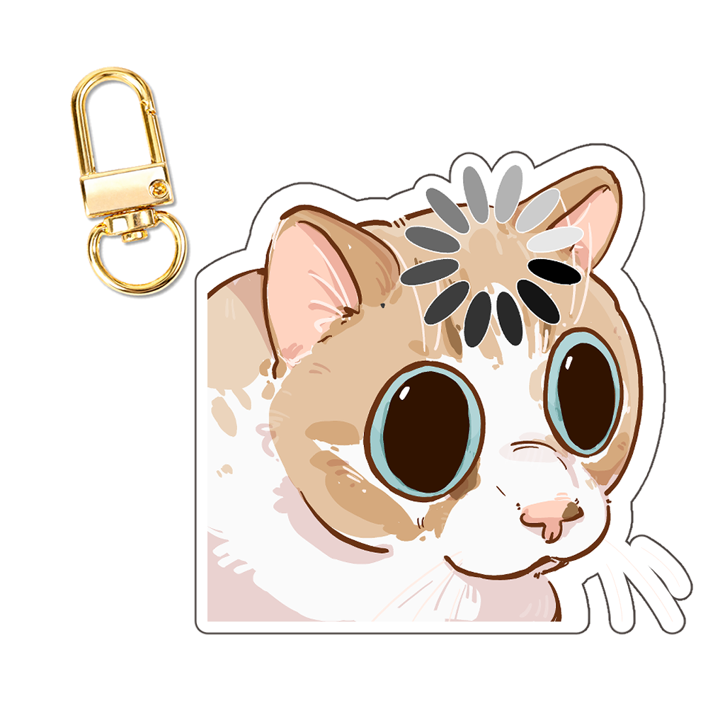 Sae Kaneko "Loading Kitty" Keychain