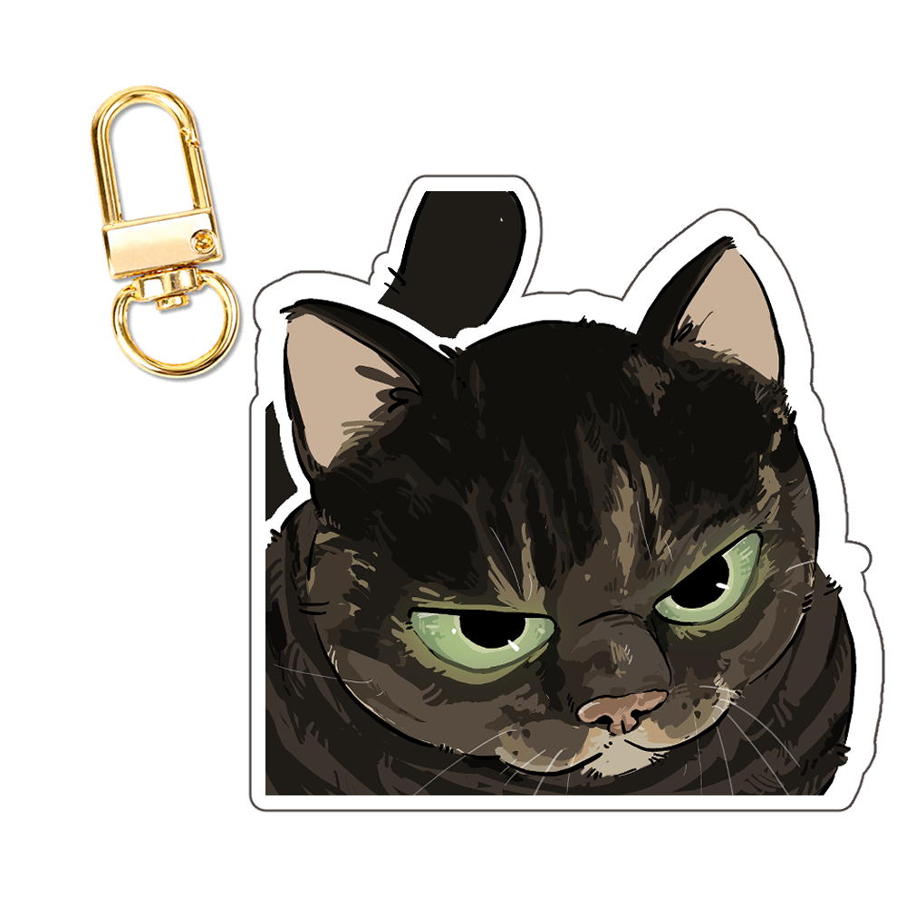 Sae Kaneko "Angy Kitty" Keychain