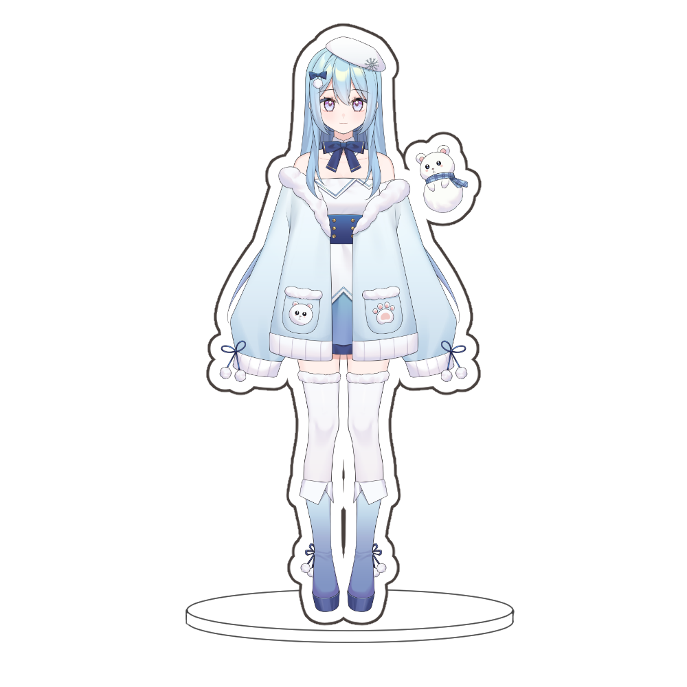 SnowyBlueBell Model Standee